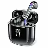 OYIB Cuffie Bluetooth, Mini Auricolari Bluetooth 5.3 con ENC Mic, Cuffie Senza Fili HiFi Stereo, IPX7 Impermeabile Cuffie Wireless In Ear Cuffiette Bluetooth Controllo Touch, Ricarica Rápida USB-C