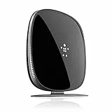 Belkin F9J1108az-Router Wifi Belkin AC 1750 Mgps Doppia Fascia, Colore: Nero/Grigio
