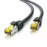Primewire 1m Cavo di Rete di Alta qualitá - Cat.7 Ethernet Gigabit LAN RJ45-10 100 1000 Mbit s - Cavo Patch - SFTP - Compatibile con Cat.5 Cat.5e Cat.6 - Nero da 1 Metro