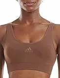adidas Scoop Lounge Bra Bustino, Mocha tostato, L Donna