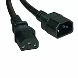 Tripp Lite P004-001 cavo di alimentazione Nero 0,3 m Accoppiatore C14 Accoppiatore C13