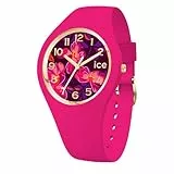 ICE-WATCH - ICE Flower Fuschia Blossom - Orologio Rosa da Donna con Cinturino in Silicone - 021738 (Small Plus)