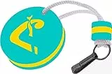 Cressi Floating Keychain - Portachiavi Galleggiante, Turchese/Giallo, Taglia Unica, Unisex Adulto