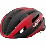 Giro Synthe MIPS II, Casco Uomo, Matte Black/Bright Red, M