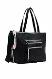 Desigual Bols_softfree Pravia Zipp, Zip Donna, Nero