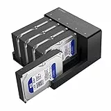 ORICO Docking Station USB 3.0 Dischi Rigidi eSATA 2.5 e 3.5 Pollici HDD e SSD Involucro Esterno per Windows XP, Vista, Mac OS e Linux (5-Bay/Copia)