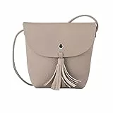 TOM TAILOR Denim Ida, Borsa a Tracolla Donna, Beige, 17x4,5x16
