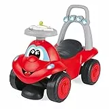 Chicco Billy Walk&Ride Eco+, Primi Passi, Girello e Cavalcabile 2in1, Assemblaggio Semplice, Manubrio Ergonomico, Ruote Larghe, Con Suoni e Luci di Guida, Plastica Riciclata, Bambini 12-36 Mesi, Rosso
