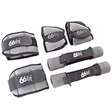 66Fit, Set Pesi da Polso/Caviglia, 6 pz., Blu (Blau)