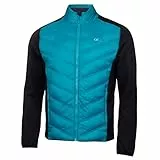 Calvin Klein Giacca da golf ibrida da uomo Frontera isolata traspirante, Caraibi, L