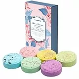 Dr.JIEER 6 Bombe da bagno. Set : profumo di lavanda, profumo di rosa, fragranza di menta，Jasmine,tè verde, profumo di limone