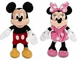 Disney Topolino e Mini Mouse Mini Peluche Imbottito Set 20cm