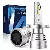 MONDEVIEW H4 LED 6000K Lampadine 120W 20000LM ECE SAE Design 1:1 400% Più Luminosa Della 9003 HB2 Lampadina Alogena HID Anabbaglianti/Abbaglianti Auto Moto Rotazione a 360° IP68