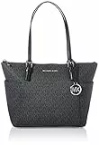 Michael Kors Jet Set Item, EW TZ Tote Donna, Nero, Taglia unica