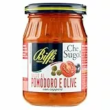 Biffi - Sugo Al Pomodoro e Olive con capperi (Puttanesca) 190g - Multipack (3x190g)