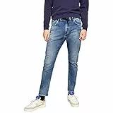 Pepe Jeans Johnson Jeans Tapered, Blu (000Denim 000), W 30 (Taglia Produttore: 31) Uomo