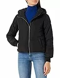 JDY Jdynewerica Short Hood Jacket Otw Noos, Giacca Donna, Nero (Black/Detail:SILVER ZIPPER), S