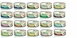 Oasy Gatto Cibo Umido Specialità Naturale. 48 LATTINE ASSORTITE DA 70g CADAUNO