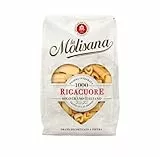 La Molisana, Pasta Rigacuore N.1000, Pasta da Solo Grano Italiano Decorticato a Pietra, Confezione da 500g