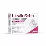 Chiesi, LievitoSohn Advanced Pelle e Capelli - Integratore Alimentare per il Benessere di Pelle e Capelli a base di Zinco e Biotina, Senza Glutine, Aroma Pesca - Confezione da 30 bustine