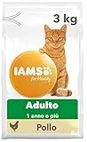 IAMS for Vitality Alimento secco con pollo per gatti adulti (1-6 anni), 3 kg