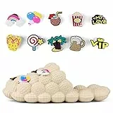 IONOKO Ciabatte Ragazzi Ragazze Estive Massaggi Bolla Pantofole Nuvole Super Morbidi Pantofole Antiscivolo Spiaggia Piscina Slide Leggeri Chiuse Doccia Spa Sandali