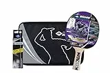 Donic-Schildkröt Set Premium da Ping Pong Legends 800, 1 Racchetta, 3 Palline 3-Stelle ITTF, Bouna Custodia per Racchetta, Set Completo di Alta Qualità, 788488
