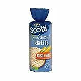 Riso Scotti - Risette Riso e Mais - Gallette di Riso e Mais Senza Glutine Bio, Alimento Biologico per la Colazione - 150 gr