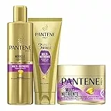 Pantene Pro-V Multinutriente 1 Miracle Shampoo 250ml + 1 Balsamo Capelli 3 Minute Miracle 150ml + 1 Maschera Capelli 300ml, Idea Regalo