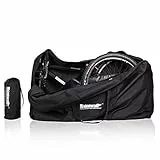 BAIGIO Borsa per Bicicletta Pieghevole Sacchetto Porta Bici Borsa da Viaggio per Bici Imbottita Pieghevole 1680D Impermeabile Ciclismo Lounge Bagaglio per MTB Road bike (Nero-26 inch)
