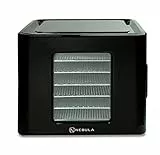Disidratatore alimentare Nebula con 6 vassoi in acciaio inossidabile, Controllo touch a LED, Temperatura regolabile 35-70C, Timer di 48 ore, Essiccatore per alimenti Frutta, Veg, Carne, Funghi, Erba