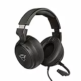 Trust Gaming Cuffie GXT 433 Pylo con Microfono a Scomparsa, Driver da 50 mm, 3.5 mm Jack, Filo, Over Ear, per PS4, PS5, Xbox Series X, PC, Xbox One, Switch, Nero, taglia unica
