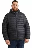 C&A Uomo Giacca trapuntata Taglie comode nero 6XL