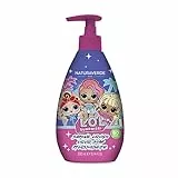 Naturaverde | Kids - L.O.L. Surprise! - Sapone Liquido per Bambini, Sapone Bambini con Burro di Karité ed Estratto di Fiordaliso, Sapone Mani BIO, 300ml
