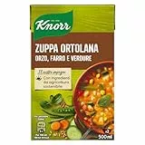 Knorr - Zuppa Ortolana, con Orzo, Farro e Verdure - 500 ml