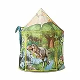 Ergocar Tenda da Gioco per Bambini, Mondo dei Dinosauri Tenda Giochi da Esterno per Ragazzi, Base Segreta del Ragazzo Con Sounder & Borsa Portaoggetti, Giocattoli Compleanno Regali
