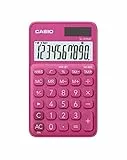 Casio SL-310UC-RD Calcolatrice Tascabile, Rosso