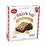 Forchy | Torta Brownie Caramello & Burro Salato | Brownie al Caramello Pronto da Servire | Torte da Cucina Burro e Caramello - 1 x 285 Gr