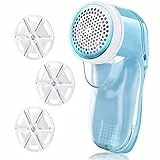 Levapelucchi Elettrico, Togli Pelucchi Elettrico con 3 Lame Sostituibili, Levapelucchi Elettrico Professionale Potente, Leva Pelucchi Elettronico per Vestiti, Biancheria da Letto, Mobili, Divano