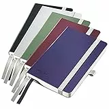 Leitz stile quaderno 160 pagine a righe copertina flessibile A6 (148 x 105 cm) A6 Assortis effet brossé