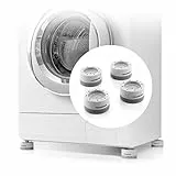 InnovaGoods® Novib - Set di piedini antivibranti, 4 basi di supporto anti-vibrazione, base antiscivolo per fermo, anti-vibrazione e anti-spostamento, base universale e multiuso.