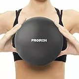 PROIRON Palla Pilates 25 CM, Piccola Palla da Ginnastica, Fitness Ball per Stretching, Core Fitness Formazione, Stabilità, Migliora L'equilibrio (Nero)