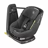 Bébé Confort Axissfix Air Seggiolino Auto Isofix con Airbag Integrati, Girevole 360 e Reclinabile, R129 I-Size, 4 Mesi- 4 Anni, Colore Authentic Black