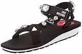 Love Moschino JA16153G0GI45, Sandali Platform, Donna, Nero, 40 EU