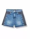 Pinko Dotta Shorts Pj620 Twill Rigid, Pantaloncini Donna, F57_blu-zaffiro Stella, 38