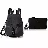 Kipling Zaino Nero Taglia unica + Pochette Negro Taglia unica