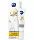 NIVEA Q10 POWER Contorno Occhi Rassodante 2 x 15 ml, Crema occhi idratante, Siero occhi rivitalizzante anti età, Contorno occhi occhiaie con Creatina e Coenzima Q10 puro
