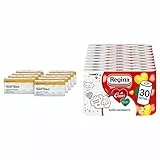 AmazonCommercial - Carta igienica premium a 3 veli, 72 rotoli & Regina di Cuori Carta Cucina, 30 Rotoli