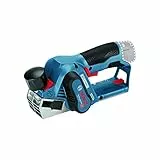 Bosch Professional Pialletto a Batteria GHO 12V-20, 2 Batterie da 3.0 Ah, 12 V, Profondità di Taglio 2.0 mm, Valigetta L-BOXX