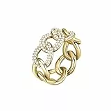 Morellato INCONTRI Anello Donna in Ottone, Cristallo - SAUQ11, Única, Metallo, Nessuna pietra preziosa